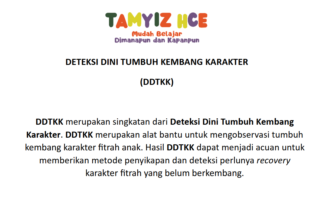 Terlindungi: DDTKK